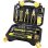 Juego De Herramientas Manual Fieldmann Fdg 5006-60r De 60 Piezas Con Llave Ajustable De 8”, Alicates, Martillo 340 G, Llaves Allen 1,5-10 Mm Y Maletín Plástico