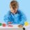 Ses Creative My First Kit De Pintura De Dedos Con Delantal, 4 Colores Lavables Y Hoja De Papel Enrollable, Desde 24 Meses, Unisex