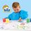 Ses Creative My First Kit De Pintura De Dedos Con Delantal, 4 Colores Lavables Y Hoja De Papel Enrollable, Desde 24 Meses, Unisex