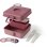Monbento Snacky Ccon Caja Para Sándwich Infantil 850 Ml Rosa Blush Con Cubiertos Integrados