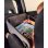 Tineo Bandeja De Actividades Para Coche (tamaño Pequeño), Gris, Plegable, Base Acolchada Y Laterales Elevados, Soporte Para Tablet/libro Y Bolsillos Laterales, Sujeción Con Correas Ajustables