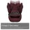 Cybex Pallas B3 I-size Silla De Coche Convertible Con Escudo De Impacto, Rumba Red, Isofix, Protección L.s.p. Plus Y Respaldo Reclinable, Para 76–150 Cm (grupo 1/2/3)