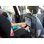 Tineo Organizador Universal Para Respaldo De Coche Negro Con Bolsillo Para Tablet Con Pantalla Táctil Y Múltiples Compartimentos De Malla (53 X 43 Cm)