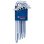 Bosch Professional Set 9 Llaves Allen Tipo Torx En Forma De L (10–50) S2, Acabado Cromado/pulido, Empuñadura Cómoda, Soporte Azul