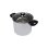 Baumalu Sartén/tratiteur De Inox Con Tapa De Vidrio 24 Cm, Asa De Baquelita Resistente Al Calor, Agujero De Vapor Y Acabado Espejo, Compatible Con Inducción