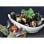 Thekitchenette Olla Para Mejillones De Esmaltado Negro 2,7 L Con Tapa Reversible, Compatible Con Placas De Inducción, Apta Para Lavavajillas