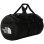 The North Face Base Camp Duffel M 71l Negro/blanco, Bolsa De Viaje Y Multisport Con Poliéster Reciclado 1000d Y Asas Acolchadas, Correas De Compresión Y Compartimento Separado