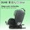 Nania Dune I-size Asiento Coche 360° Giratorio Isofix + Top Tether 40-150 Cm (0-12 Años) Reclinable, Arnés 5 Puntos, Protección Lateral, Multicolor