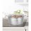 Arthur Martin Am3549 Marmite De Acero Inoxidable 24 Cm Con Tapa De Cristal, 5 L, Base Multicapa Apta Para Inducción, Asas Remachadas, Lavavajillas