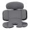 Chicco Unico Evo Silla Coche Convertible I-size 360° 40-150 Cm Gris/negro Con Isofix Y Top Tether, 5 Reclinaciones Y Reductor Recién Nacido