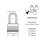 Cadenas Master Lock Haute Sécurité Acier 52mm Anse Carbure 4 Clés