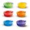 Set De Pintura De Dedos Ses Creative Con 6 Colores Lavables, 6 Botes Individuales De 45 Ml, Textura Cremosa E Intensidad De Color, Tapas Transparentes