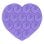 Soporte con ventosa Celly FIXHEART Violeta Silicona Universal