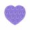 Soporte con ventosa Celly FIXHEART Violeta Silicona Universal