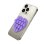 Soporte con ventosa Celly FIXHEART Violeta Silicona Universal