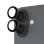 Protector de cámara PanzerGlass Hoops para iPhone 17/16/16 Plus Negro