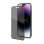 Protector de pantalla Privacy Celly para iPhone 15 Pro Max, Vidrio Templado, Negro