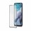 Protettore schermo Celly FullGlass per Samsung Galaxy A55, Vetro temperato 9H, Nero
