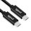Cabo USB-C IGGUAL 3.2 Gen2x2 100W 5A 4K 1m nylon