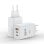 Cargador IGGUAL Triple USB-A + 2x USB-C GaN 65W