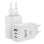 Cargador IGGUAL Triple USB-A + 2x USB-C GaN 65W