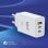 Cargador IGGUAL Triple USB-A + 2x USB-C GaN 65W