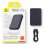 Externe Batterie Baseus EnerFill FM11 10000 mAh Power Delivery Kabelloser Ladeadapter Schwarz