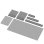 Soporte de muñecas Fellowes Breyta Gris Silicona 470 mm