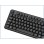 Teclado IGGUAL CK-OFFICE-105T alámbrico USB QWERTY completo negro