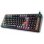 Teclado MSI FORGE GK110 membrana completo com RGB e roda de volume
