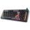 Teclado MSI FORGE GK110 membrana completo com RGB e roda de volume