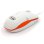 Ratón 3free 3F-MCM101/WO USB Tipo A 800 DPI Blanco Naranja Mini Tamaño