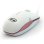 Ratón 3free 3F-MCM101/WP USB Óptico 800 DPI Blanco Rosa Mini Tamaño