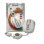 Ratón 3free 3F-MSM201/WP USB tipo A 800 DPI Blanco cable retráctil