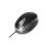Mouse Urban Factory BDM02UF USB 800 DPI Nero Trasparente Ambidestro
