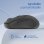 Ratón IGGUAL NANO-OFFICE-6D inalámbrico 1600 DPI Negro 6 Botones