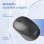 Ratón IGGUAL NANO-OFFICE-6D inalámbrico 1600 DPI Negro 6 Botones