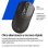 Souris HP 405 Quiet Wireless Bluetooth RF 1200 DPI Noir Ambidextre