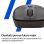 Souris HP 405 Quiet Wireless Bluetooth RF 1200 DPI Noir Ambidextre