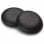 Cuscinetti Poly Blackwire BW300 in pelle sintetica, confezione 2 pezzi neri