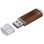 Memoria USB HAMA Laeta 256GB USB 3.2 Gen 1 Metal Marrón con Tapa