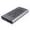 Caja PC Lindy 43382 M.2 Aluminio ABS Plata para SSD PCIe USB Type-C
