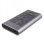 Caja PC Lindy 43382 M.2 Aluminio ABS Plata para SSD PCIe USB Type-C
