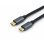 Cable USB 3.2 Gen 2 C a C Equip 1 m 10 Gbps PD 100 W Negro