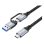 Cavo USB EQUIP 2 m USB A/USB C a USB C USB 3.2 Gen 2x2 20 Gbit/s Nero