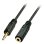 Cavo Audio Lindy 3,5mm Maschio a Femmina 10 m Nero