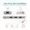 Estación de Conexión USB-C Tripp Lite U442-DOCK12-S HDMI VGA Thunderbolt 3