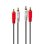 Cable de Audio Lindy 35663 2x RCA Macho a 2x RCA Macho 5 m Negro Rojo Blanco