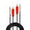 Cable de Audio Lindy 35663 2x RCA Macho a 2x RCA Macho 5 m Negro Rojo Blanco