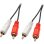 Cable de Audio Lindy 35663 2x RCA Macho a 2x RCA Macho 5 m Negro Rojo Blanco